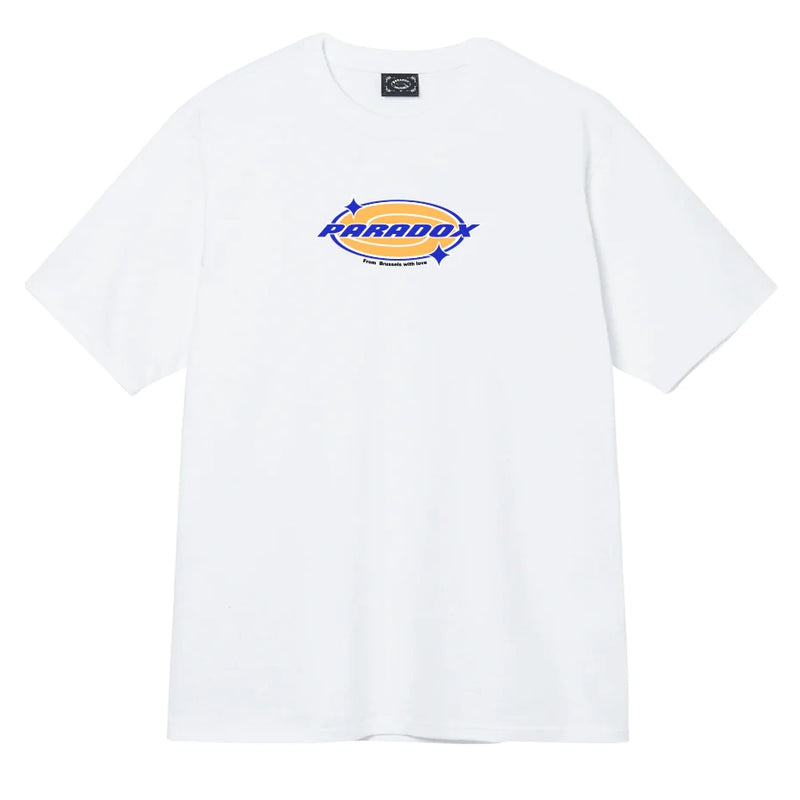 T-shirts - Paradox - Blue Smooth Tee // White - Stoemp