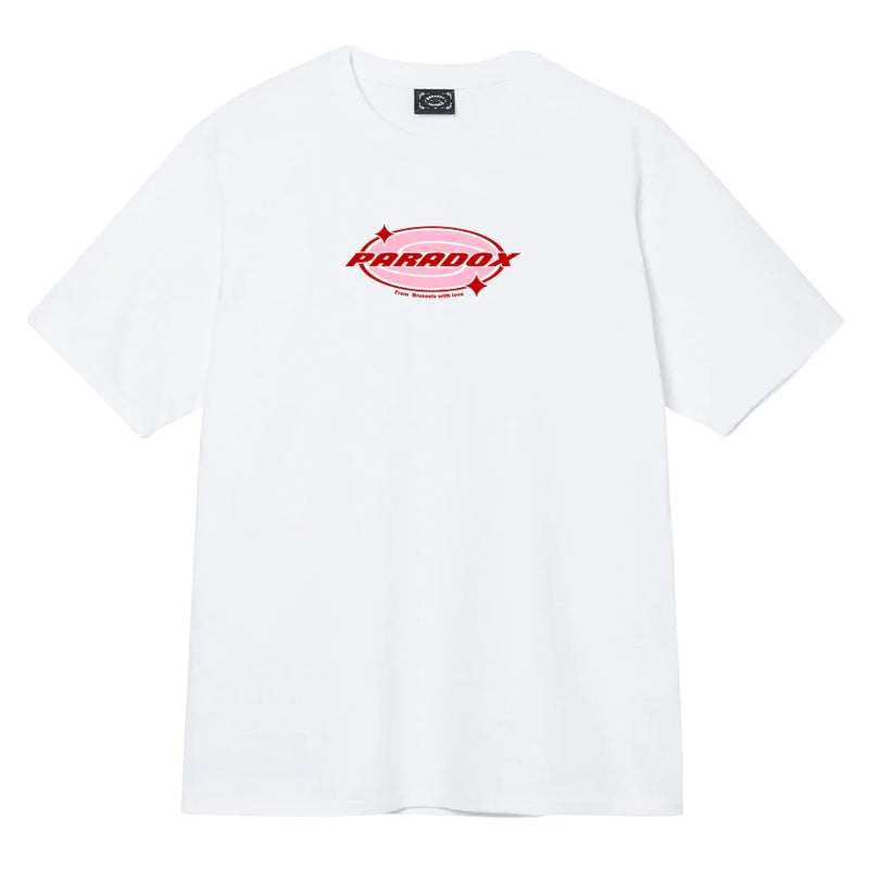 T-shirts - Paradox - Pink Smooth Tee // White - Stoemp