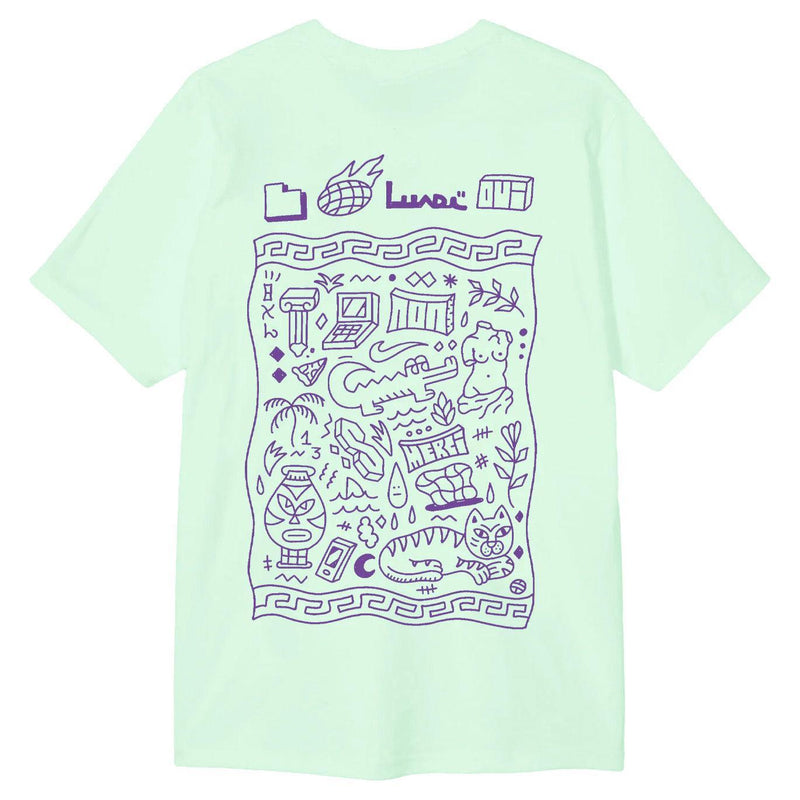 T-shirts - Merci Le Sang - Lundi // Aqua Green - Stoemp