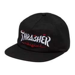 Casquettes & hats - Thrasher - Calligraphy Snapback // Black - Stoemp