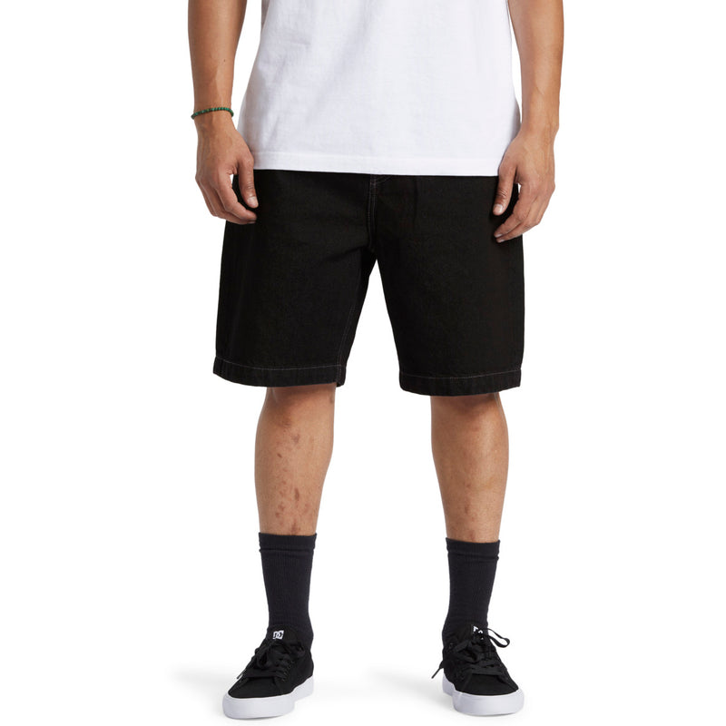 Worker Baggy Short // Black Tint