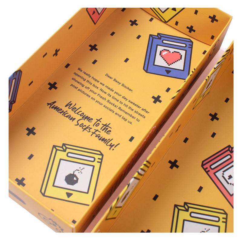 Pack de 3 Chaussette American Socks Gamer Box Unisexe Vue détail box