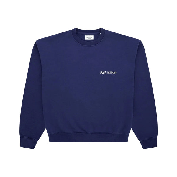 Crewneck Arbor Antwerp Ecologique Bleu Vue de face 