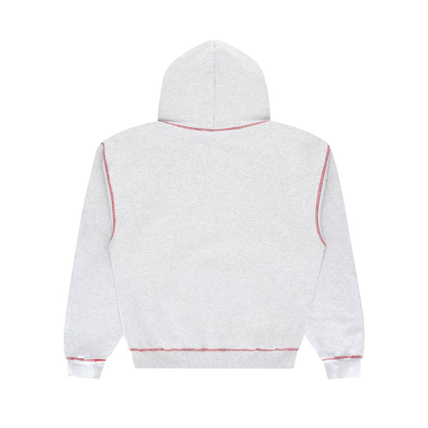 Hoodie Arbor Antwerp Ecologique Gris Vue de dos