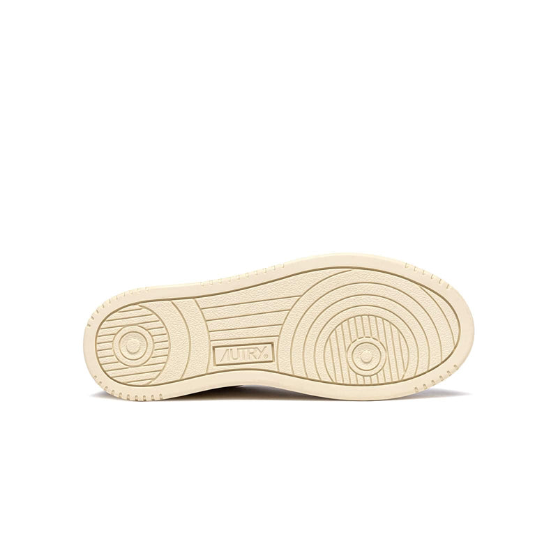 sneakers autre blanches et brunes hommes vues de la semelle