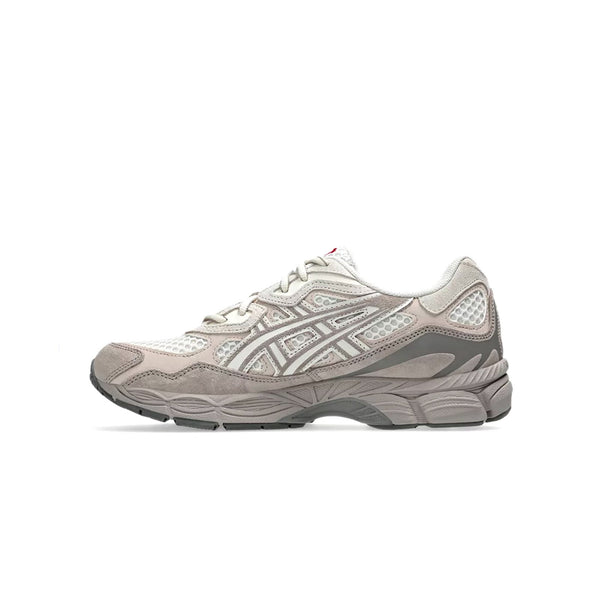 Inner profile of ASICS GEL-NYC 2055 showcasing mesh and suede paneling