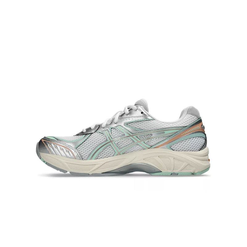 Asics GT-2160 inner lateral view breathable mesh in white with mint tint accents