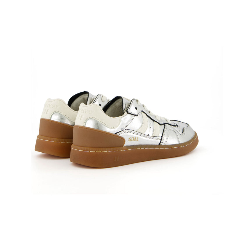 Coolway Goal rear three-quarter angle showing silver heel and sleek silhouette