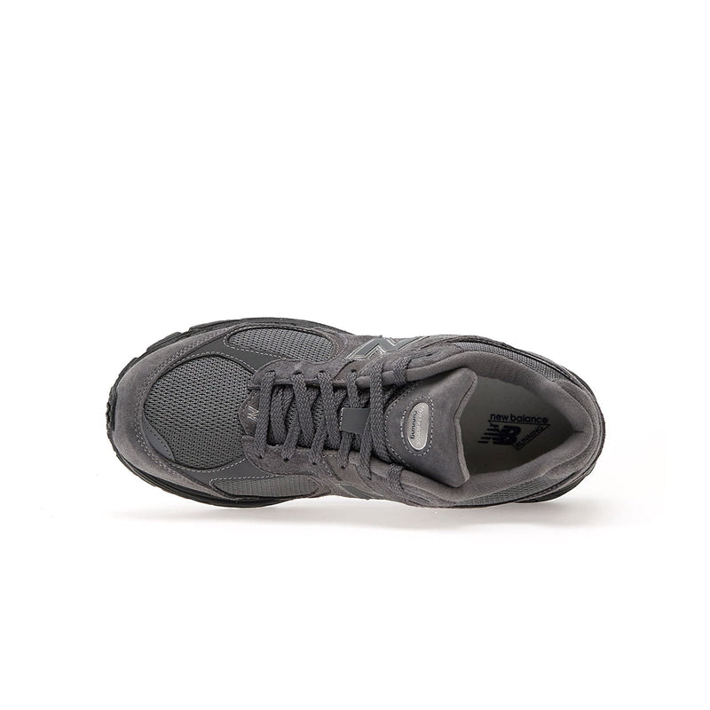 sneakers New Balance 2002R Grises Castelrock vue du haut