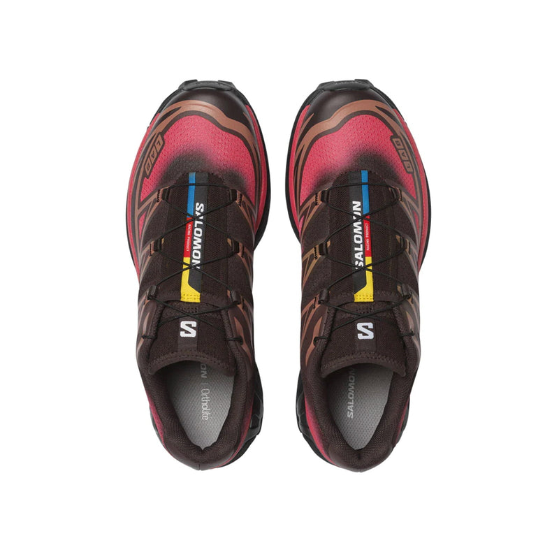 baskets salomon sneakers hommes XT-6 Skyline dégradé rose vue du dessus