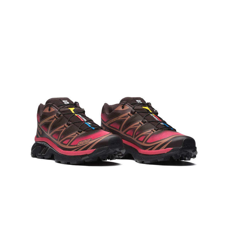 baskets salomon sneakers hommes XT-6 Skyline dégradé rose vue de trois quart