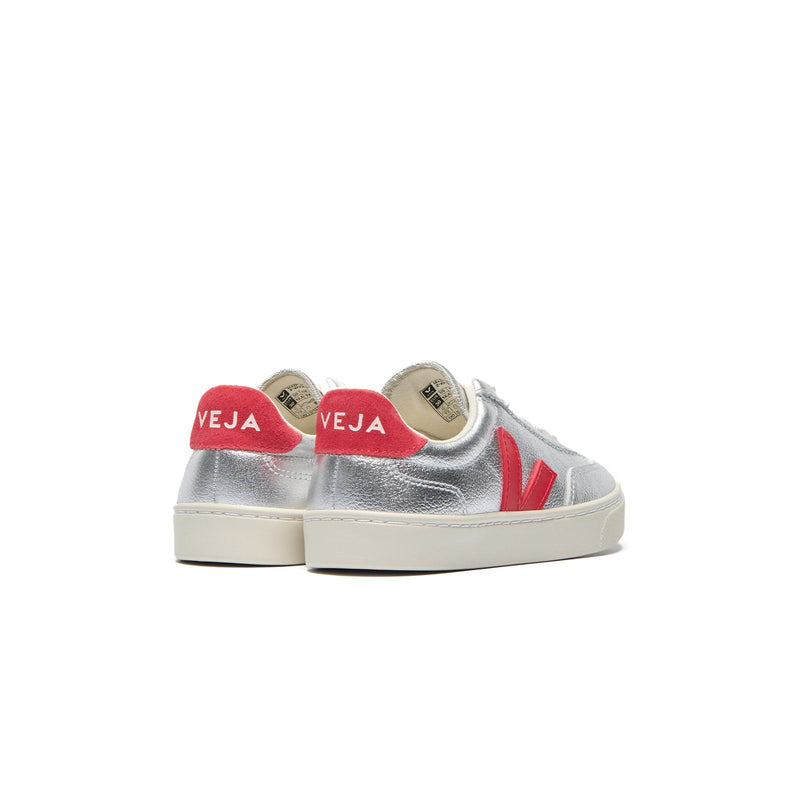 baskets veja enfants argent filles vues de l'arrière