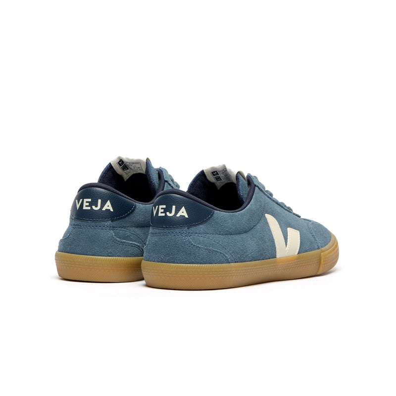  Back view of Veja Volley California men’s sneaker – sustainable suede and vintage silhouette