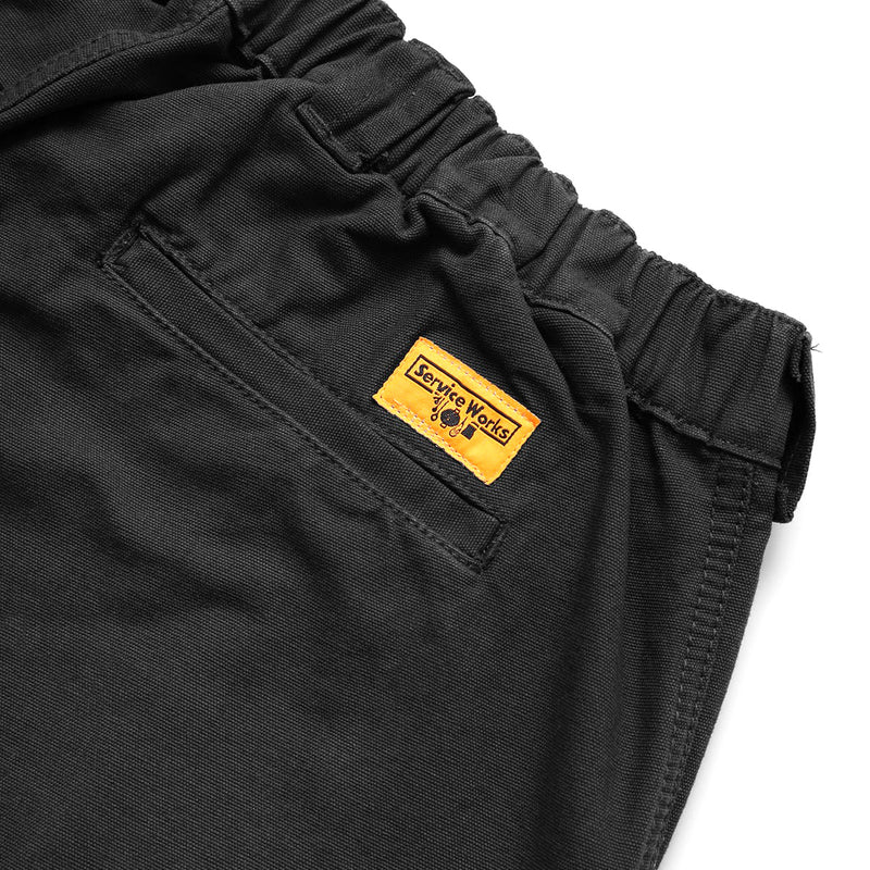 Canvas Waiters Pants // Black