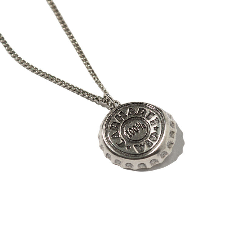 Bottle Cap Pendant // 925 Sterling Silver