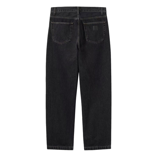 Pantalon Carhartt aaron noir vue de derriere