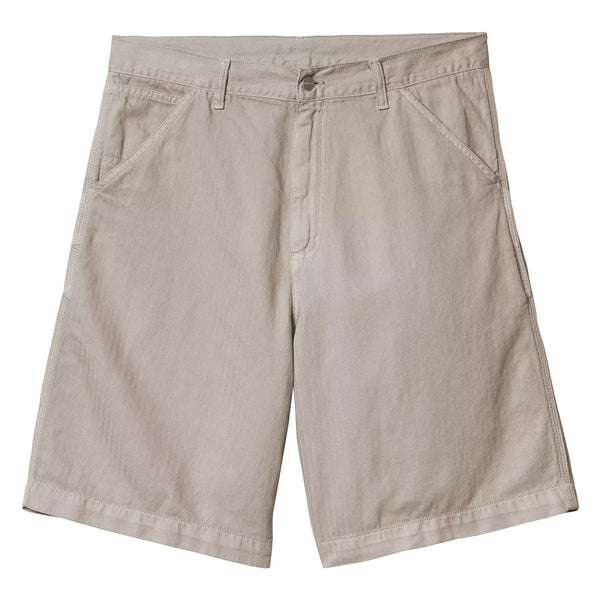 Short Carhartt Beige Hommes Vue de face