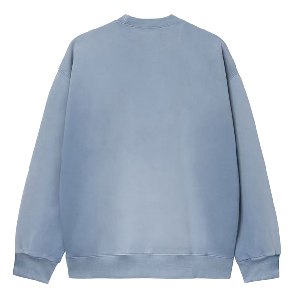 Crewneck Carhartt Bleu Ciel Homme vue de dos