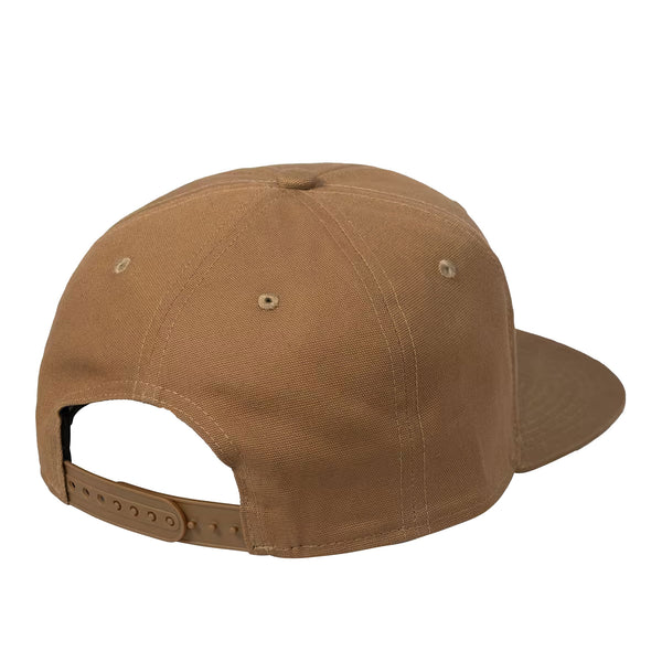 Casquette Snapback Carhartt Brun vue de dos