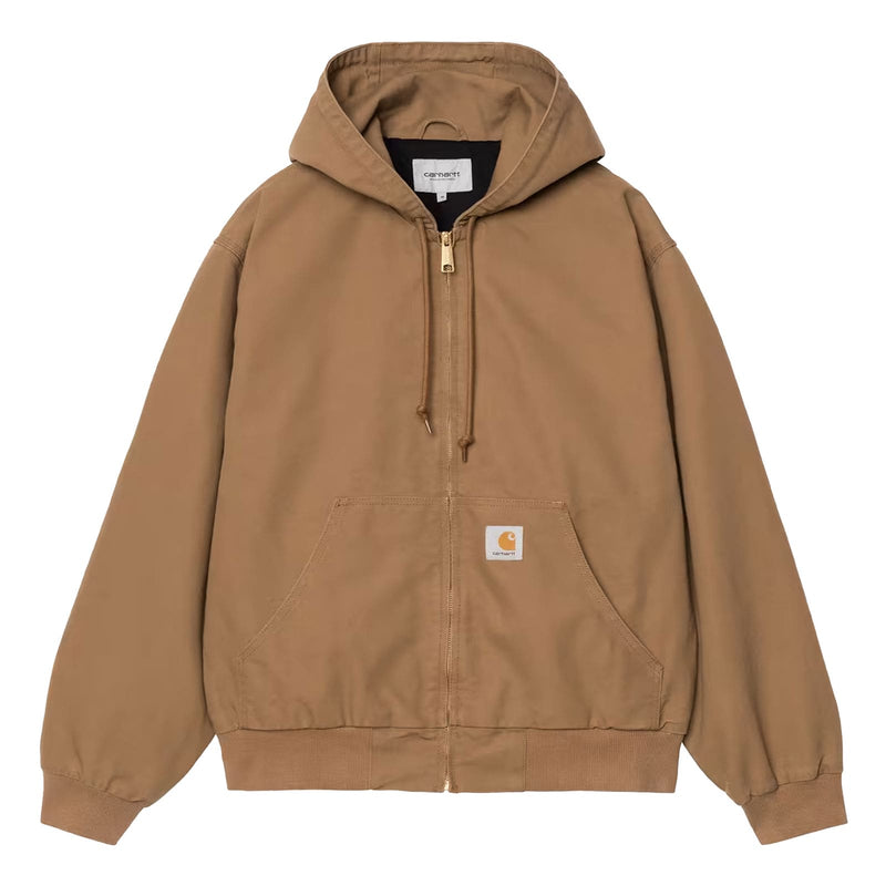 Veste Carhartt  à capuche Brun Vue de face