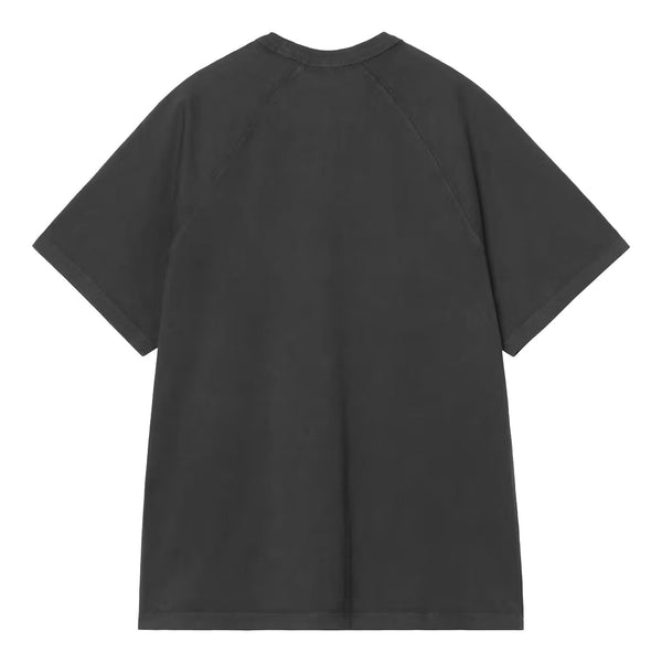 T-shirt Carhartt noir délavé femme - vue de dos 