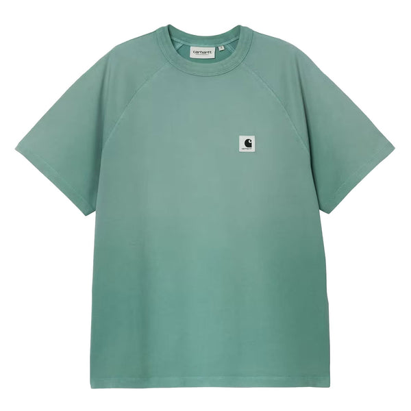 T-shirt Carhartt noir délavé femme - vue de face 