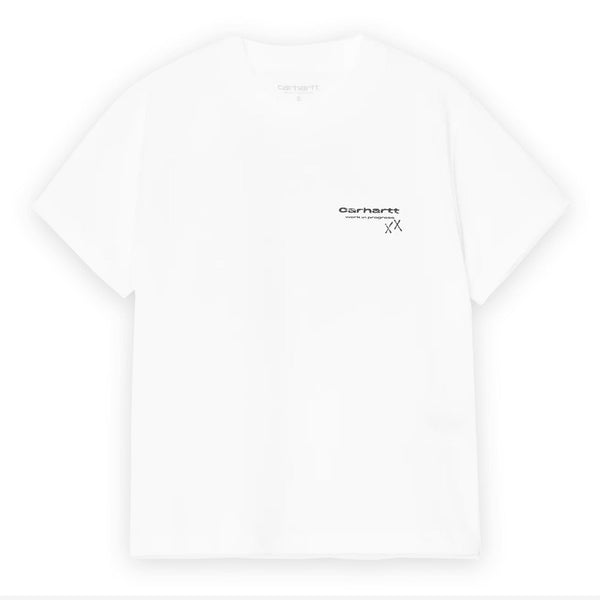 Garble T-Shirt blanc pour femme Carhartt de face