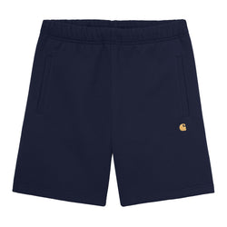 Chase Sweat Short // Dark Navy/Gold