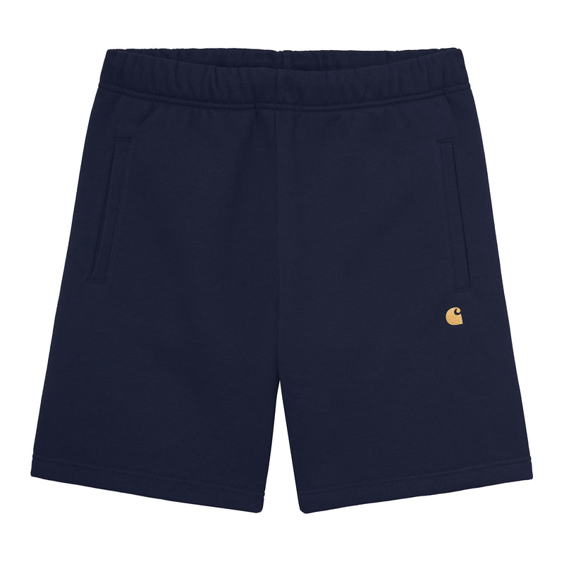 Chase Sweat Short // Dark Navy/Gold