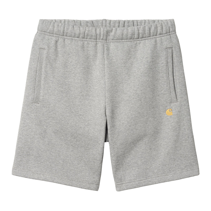 Chase Sweat Short // Grey Heather/Gold