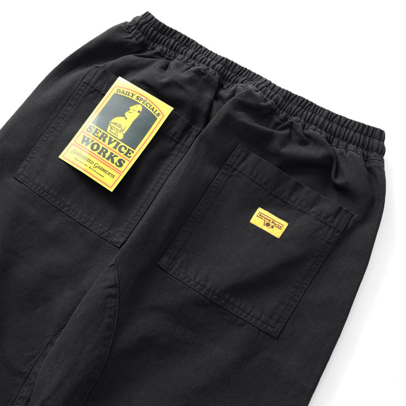 Canvas Chef Pants // Black