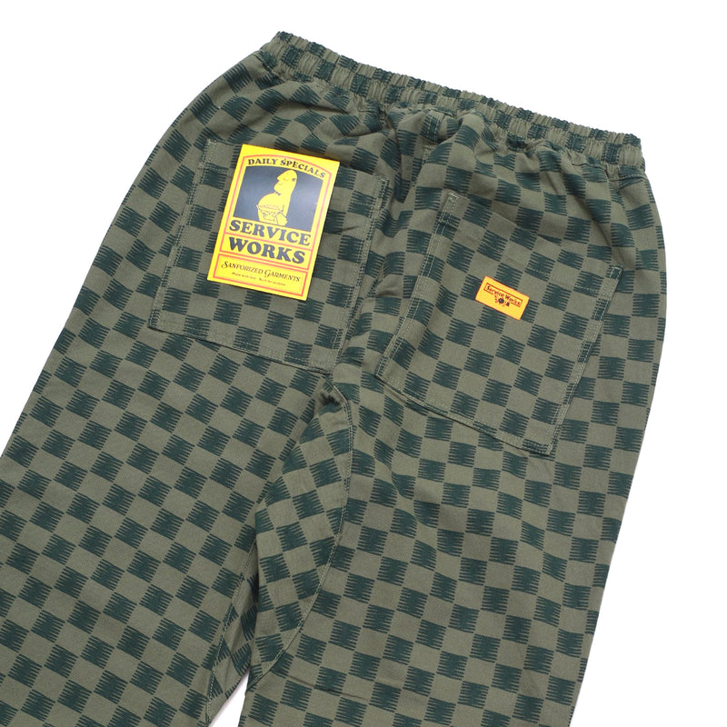 Canvas Chef Pants // Green