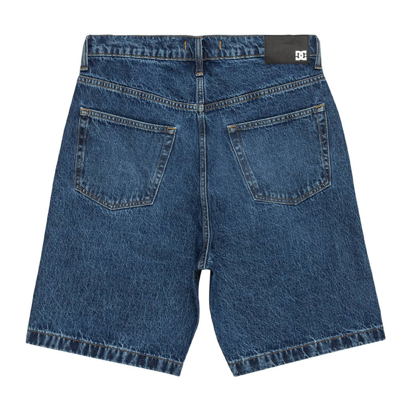 Short DC Shoes Homme Bleu Jeans Vue de dos