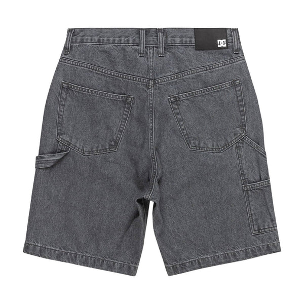 Short Baggy en Jeans DC Shoes Gris Homme Vue de Dos