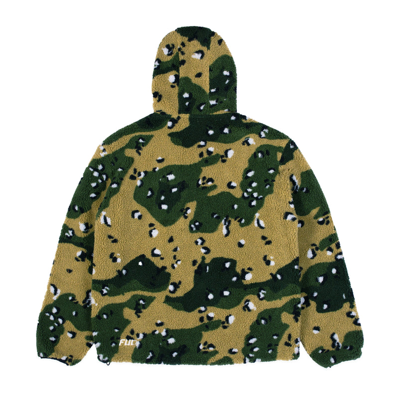 Fuc Hoodie Zip Camouflage Vue de Dos