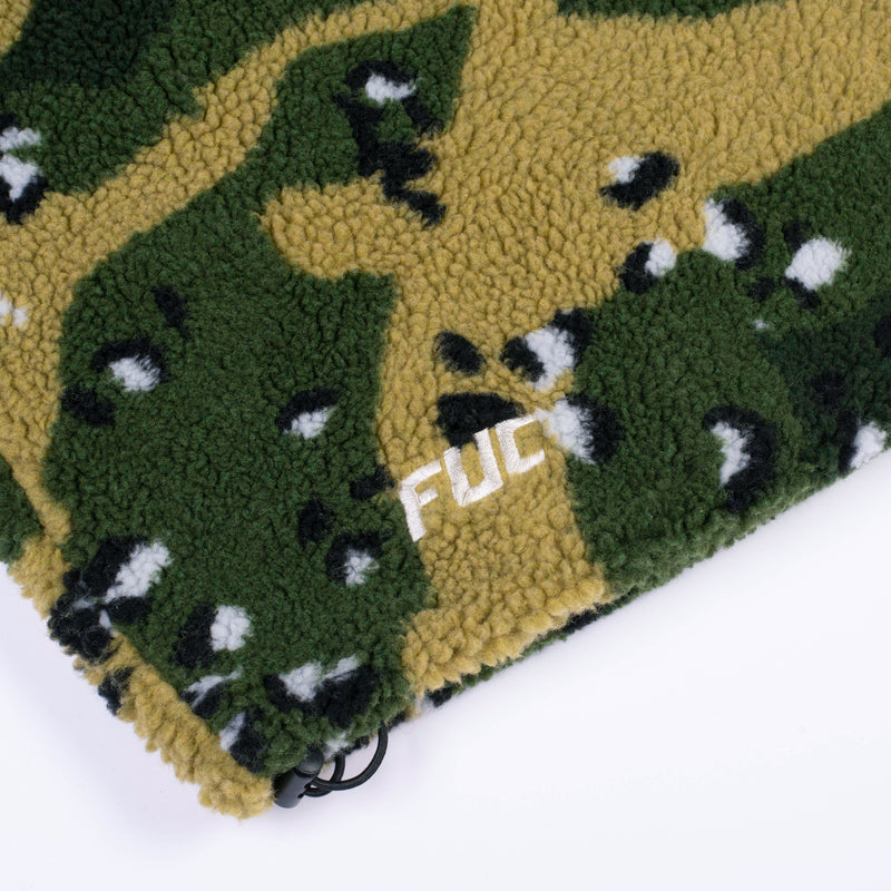 Fuc Hoodie Zip Camouflage Vue Détail Broderie Bas 