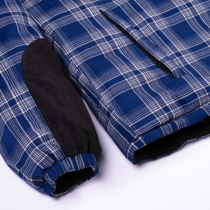 Fuc Veste Reversible Bleu Homme Vue Détail Manche et bas
