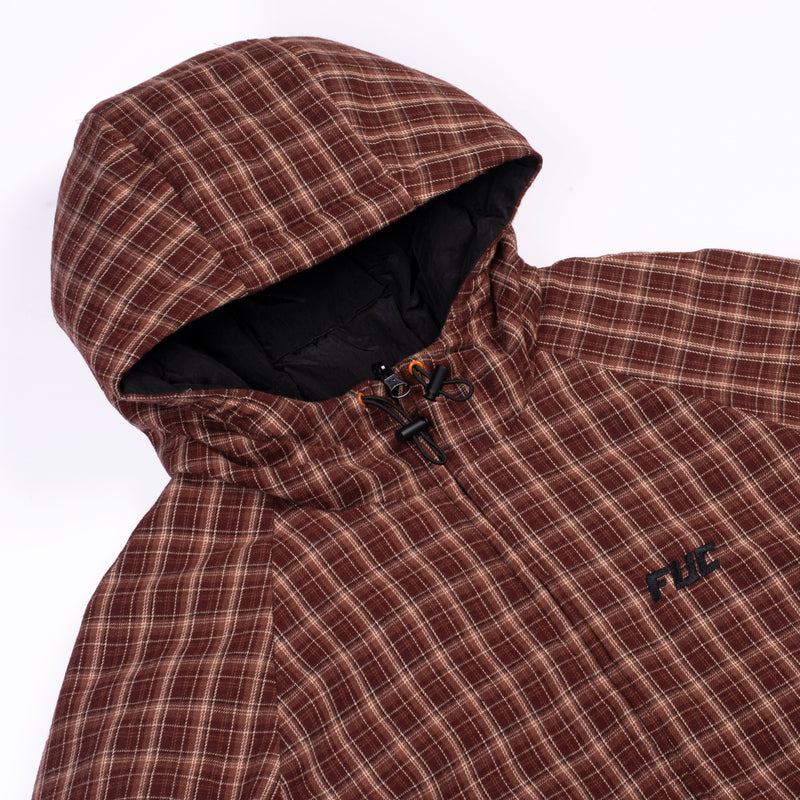 Fuc Veste Reversible Brune Vue Zoom Capuche