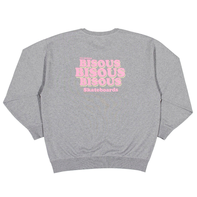 Sweats sans capuche - Bisous Skateboards - Grease Crewneck // Sport Grey - Stoemp