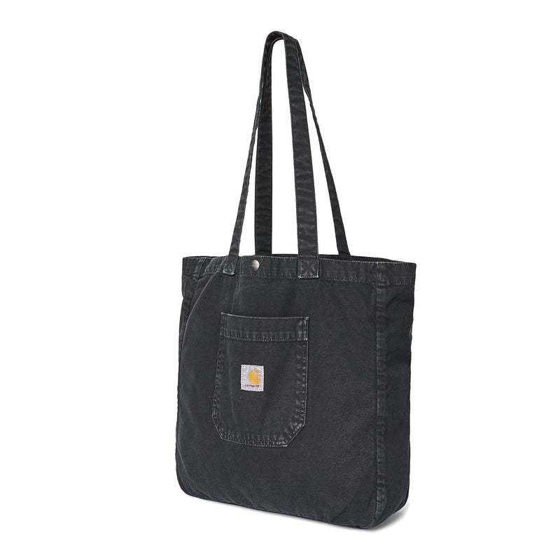 Garrison Tote // Black Stone Dyed