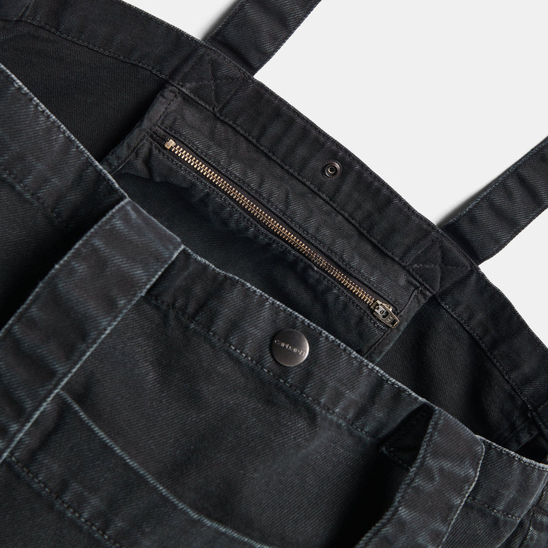 Garrison Tote // Black Stone Dyed