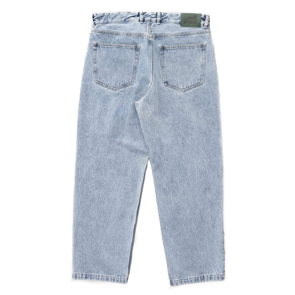 Goodies Sportive Jeans Bleu Clair Homme Vue de Dos