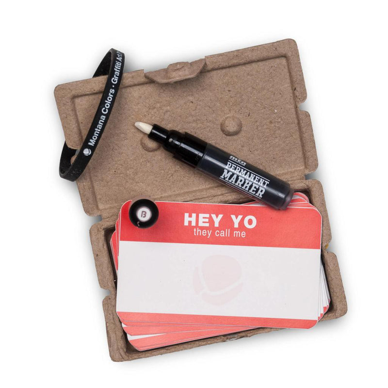 MTN WTF Set Stickers Hey yo 50 units & Marker