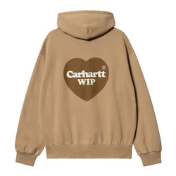 Sweats à capuche - Carhartt WIP - Hooded Heart Sweat // Dusty H Brown - Stoemp