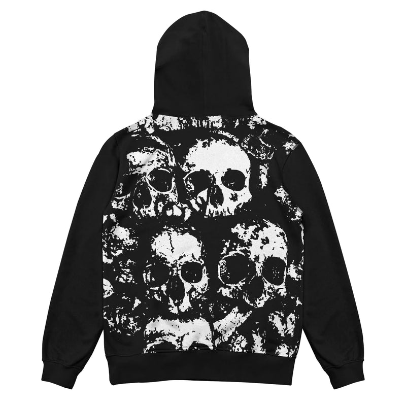 Sweats à capuche - Wasted Paris - Crypt Hoodie Zip // Black - Stoemp