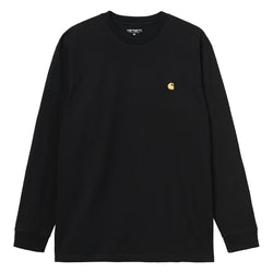 LS Chase T-shirt // Black/Gold