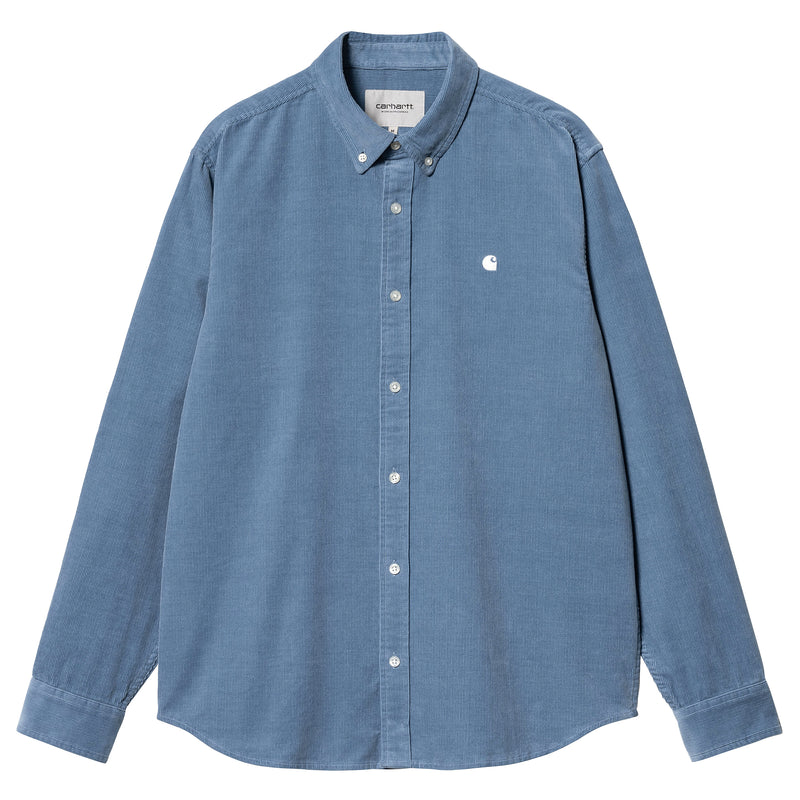 LS Madison Fine Cord Shirt // Sorrent/Wax