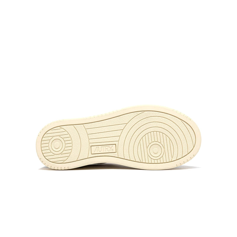 baskets autry daim gris et cuir pour hommes vue de la semelle