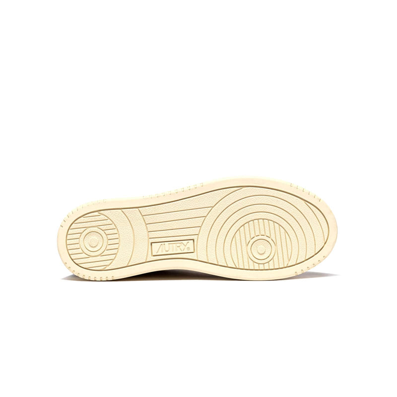 baskets autry en suede brunes et beige hommes vue de la semelle