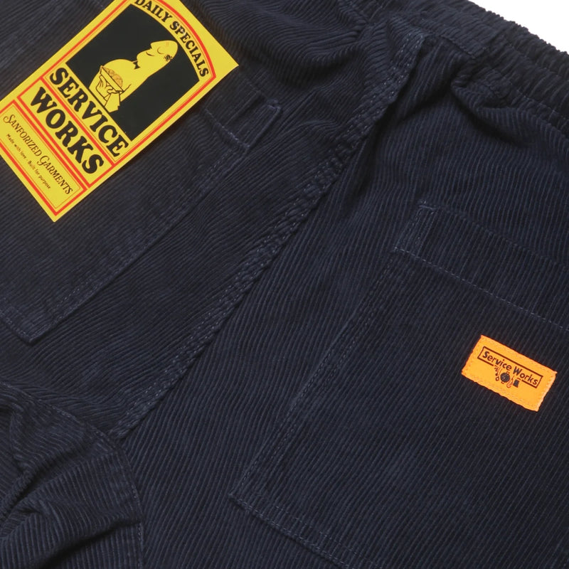 Corduroy Chef Pants // Navy